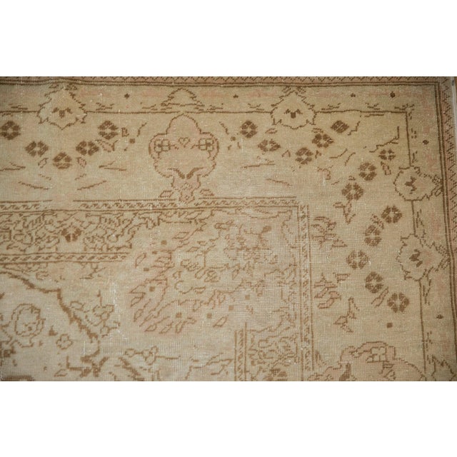 Cream Vintage Distressed Kaisary Carpet - 6'5" x 9'11" For Sale - Image 8 of 10