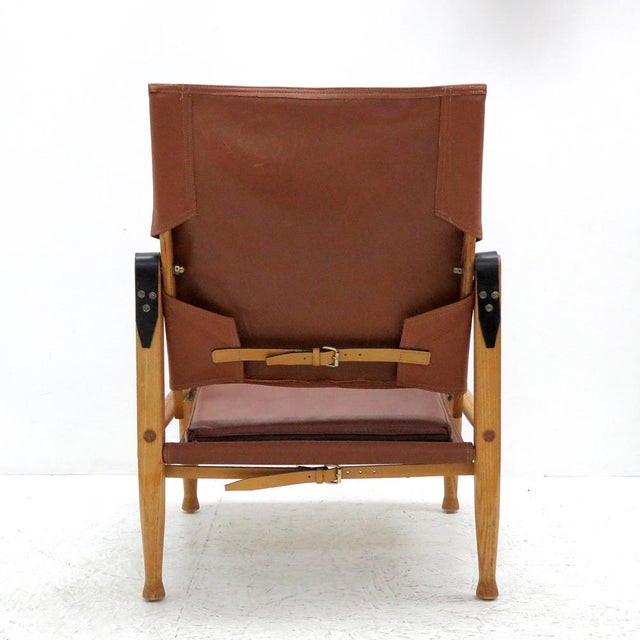 Safari Chair by Kaare Klint, 1969 For Sale In Los Angeles - Image 6 of 10
