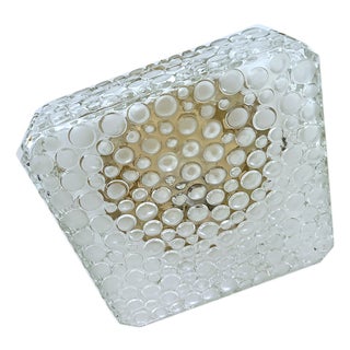 Vintage Bubble Glass Flush Mount from Erco, 1970s For Sale