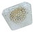 Vintage Bubble Glass Flush Mount from Erco, 1970s For Sale