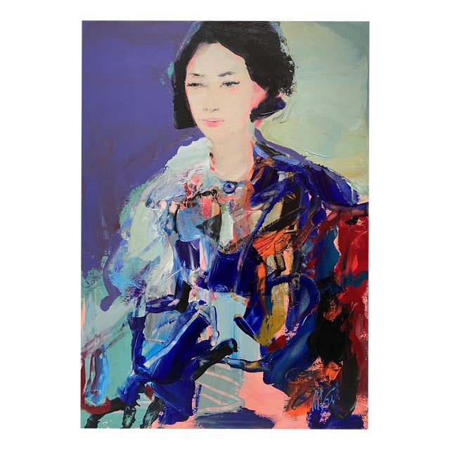Liliya Nikolova, Signal/Skin, Acrylic on Canvas For Sale