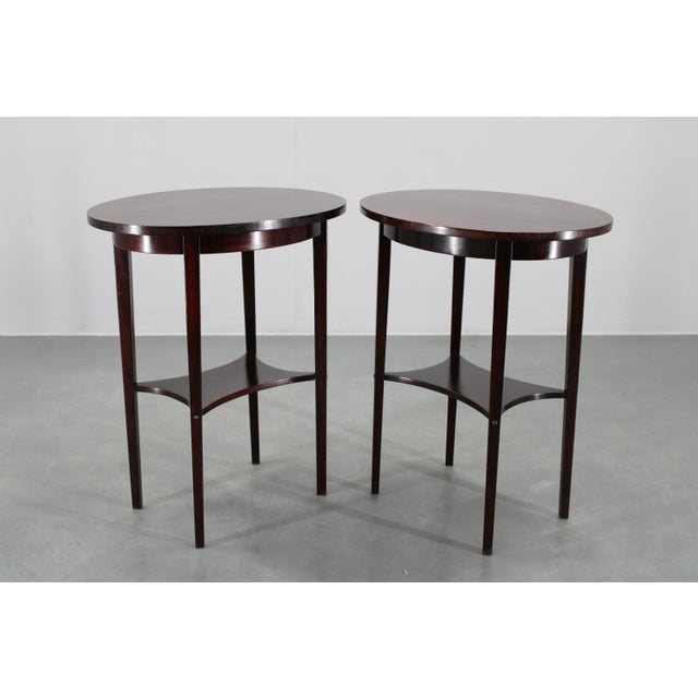 No. 206 Side Tables from Thonet, Former Czechoslovakia, 1930s, Set of 2 For Sale - Image 6 of 18