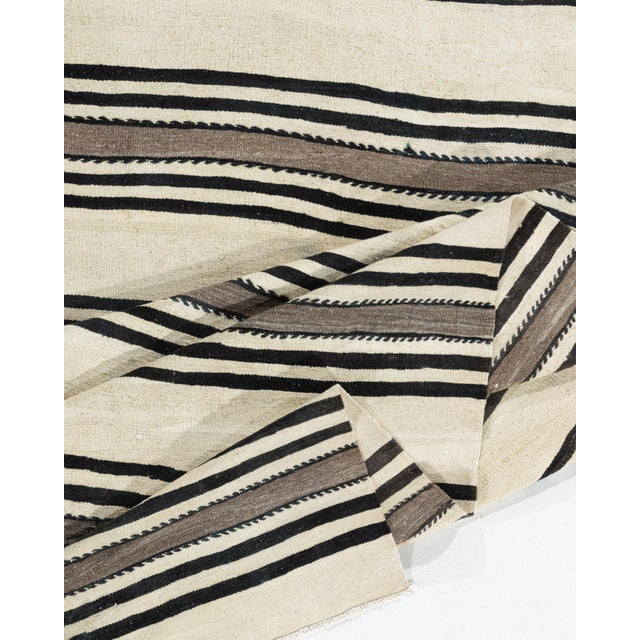 Textile Vintage Turkish Kilim Runner Rug 4ft 4in X 13ft 11in For Sale - Image 7 of 8