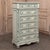 19th Century French Louis XVI Painted Chiffoniere ~ Commode With Carrara Marble For Sale - Image 4 of 17