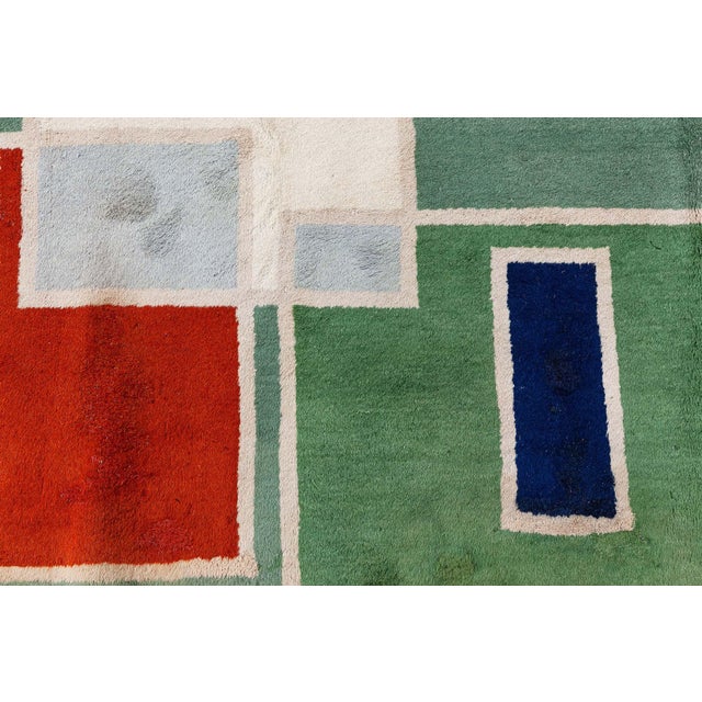 Mid 20th Century Vintage European Art Deco Rug by Mario Radice at Doris Leslie Blau For Sale - Image 5 of 9