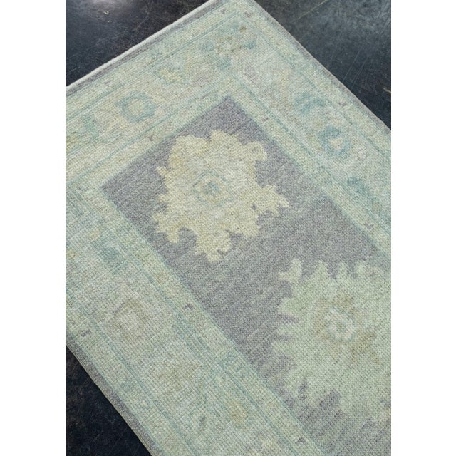 Early 21st Century Turkish Oushak Runner Rug 2'10" x 8'7" #17452 For Sale - Image 5 of 8