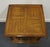Late 20th Century Heritage Furniture Solid Walnut Italian Mediterranean Style 26" Square Accent Storage End Table For Sale - Image 5 of 12