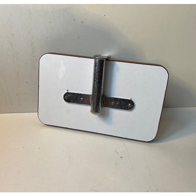 Mid-Century Wall Mounted Nightstand in Faux Wood, 1970s For Sale - Image 6 of 11
