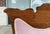 Early 20th Century Victorian Pink Upholstered Chairs With Upholstered Back For Sale In Raleigh - Image 6 of 12