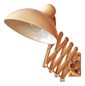 Scissor Wall Lamp by Christian Dell for Kaiser Idell / Kaiser Leuchten, 1940s