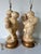 Cream Pair of Vintage French Cherub – Baroque Revival Putti Sculptures on Gilt Bases Table Lamps For Sale - Image 8 of 12