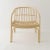Wood Hublot Rattan Armchair in Mood Grey by Guillaume Delvigne For Sale - Image 7 of 9