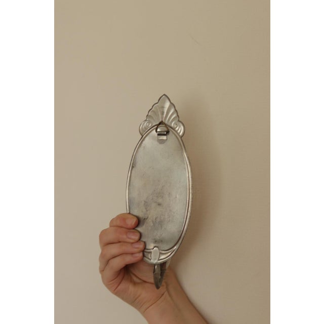 Mid-Century Swedish Pewter Sconces by Svenskt Tenn, Set of 2 For Sale - Image 5 of 15