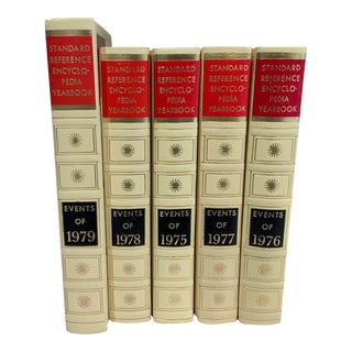 Funk and Wagnalls Standard Reference Encyclopedia Yearbook 1975-1979 For Sale