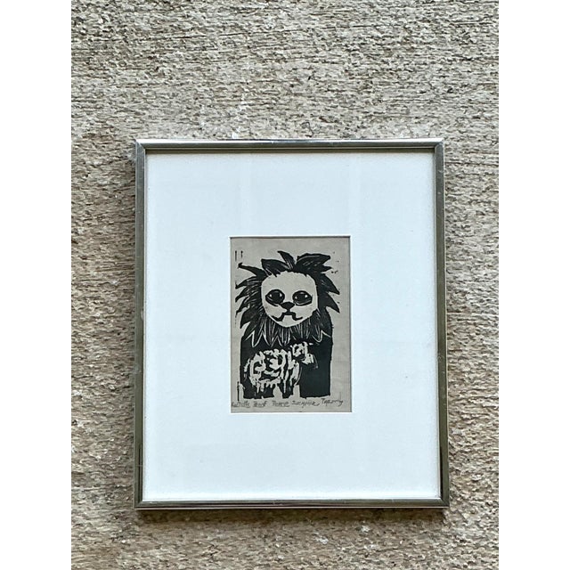 Suzanne Taggart Artist's Proof in Metal Frame For Sale - Image 4 of 15