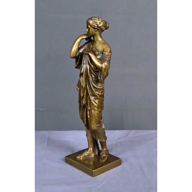 Raingo Frères after Praxiteles, Diana of Gabii, Late 19th Century, Bronze For Sale - Image 9 of 18