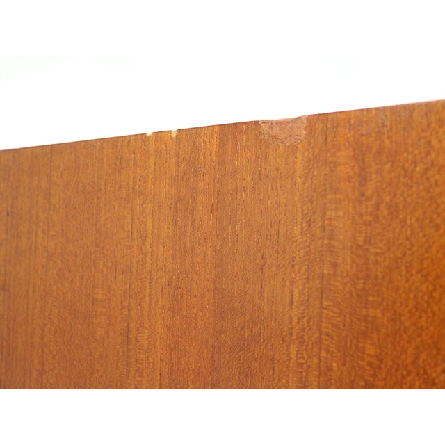 Mid Century Modern Vintage Teak Tambour Door Low Armoire Wardrobe by Austinsuite For Sale - Image 9 of 15