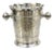 Antique Art Nouveau Twin Knob Handle Silver Plated Champagne Chiller Ice Bucket For Sale