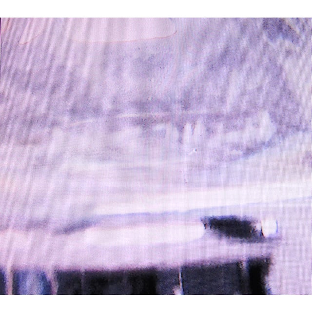 Mid 20th Century 12" Cylinder Shaped Cut Crystal Glass Vase For Sale - Image 9 of 13