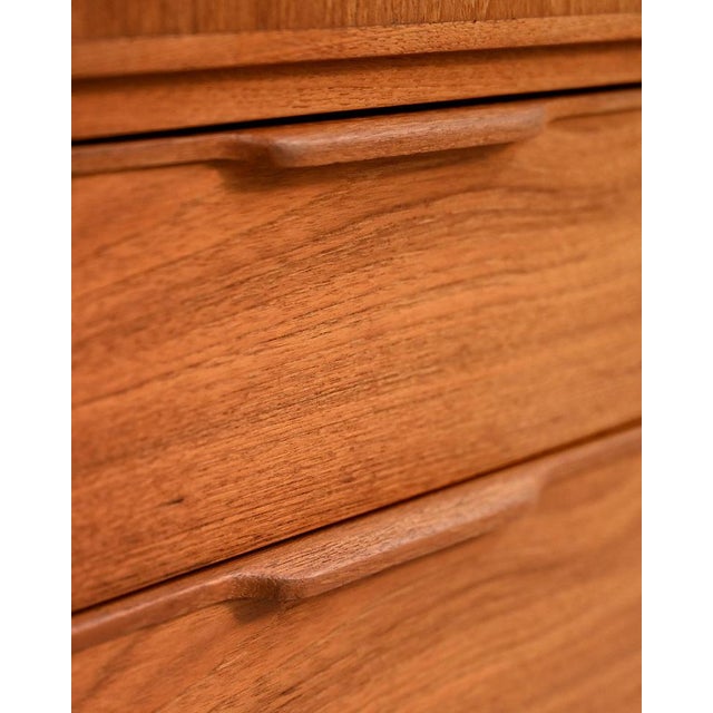Scandinavian Teak Cabinet with Drawers, 1950s-1960s For Sale - Image 9 of 11