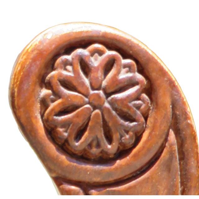 Wood Vintage Spider Back Regency / Hepplewhite Style Chair For Sale - Image 7 of 7