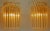 Mid-Century Modern Brass & Murano Glass Triedri Wall Lights from Venini, 1970s, Set of 2 For Sale - Image 3 of 14