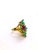 Bochic Capri Vintage 18K Gold & Silver Multi-Gem Cocktail Ring, 1999 For Sale - Image 10 of 11