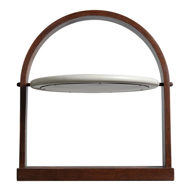 SP63 Sandretta Table Mirror in White Lacquered Wood by Ettore Sottsass for Poltronova, 1966 For Sale - Image 13 of 18