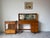 1960’s Mid-Century Modern Nightstand With Two Dovetailed Drawers and Glass Top For Sale - Image 4 of 12