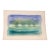 “Quiet Waters” Original Misty Lakeside Watercolor by Nancy Smith For Sale