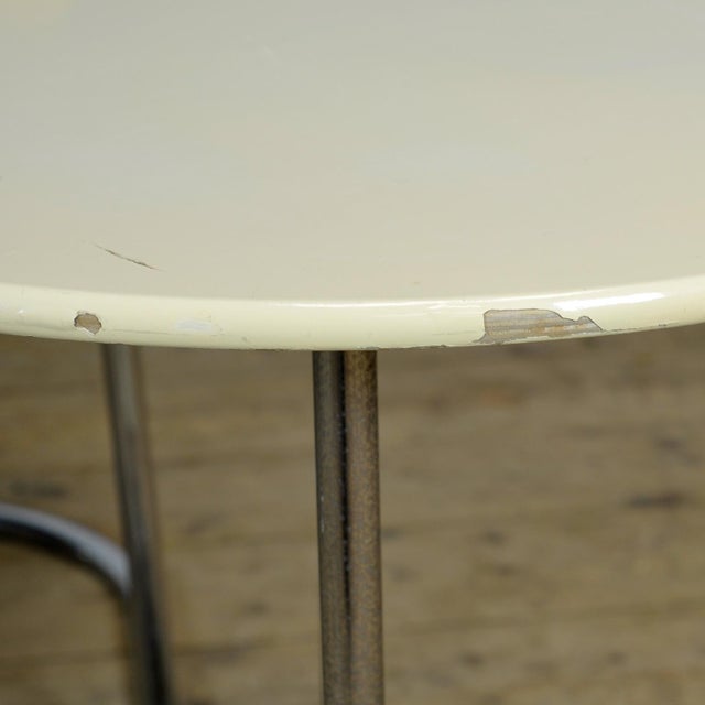 Cream Tubular Furniture Set from Auping, 1930s, Set of 3 For Sale - Image 8 of 10