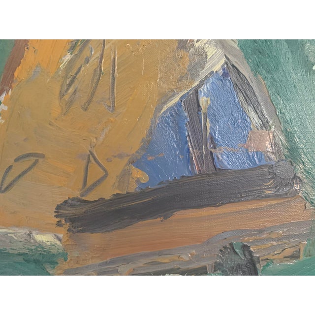 1980s Modernist Painting, Framed For Sale - Image 5 of 12