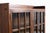 Mission Oak 2 Door Bookcase With Glass Doors - Walnut For Sale - Image 13 of 13