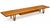 Mid-Century Modern Edward Wormley for Dunbar Long John Walnut Coffee Table For Sale