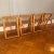 Tan Aldo Jacober for Alberto Bazzani Wood Folding Chairs - Set of Four For Sale - Image 8 of 12