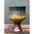Vintage Textured Ceramic Chalice Vase For Sale - Image 11 of 12