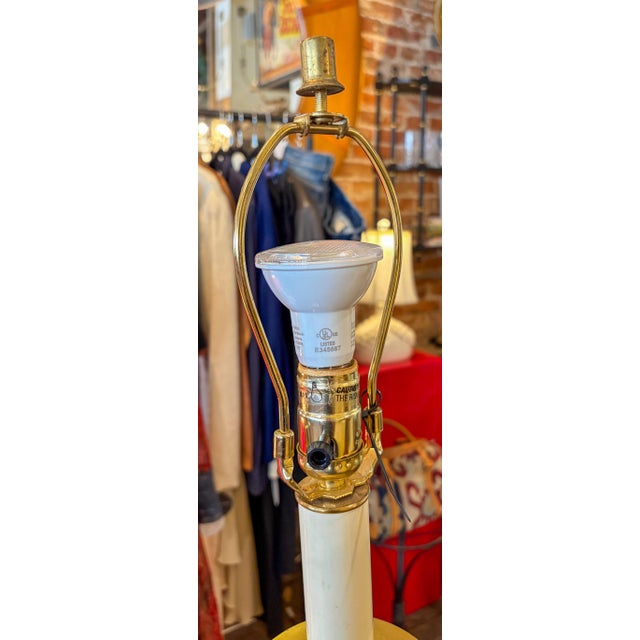 Metal 1980s "Galaxy" Brass Floor Lamps - a Pair For Sale - Image 7 of 10