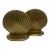 Andrea by Sadek Seashell Brass Bookends - A Pair For Sale