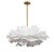 Jamie Young Zinnia Large Chandelier in White Acrylic For Sale In Los Angeles - Image 6 of 11