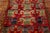 Red 4 X 8 Vintage Persian Shiraz Pictorial Wool Rug in Red For Sale - Image 8 of 9