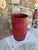 Antique Nail Keg Cask Barrel Painted Red With Twisted Metal Wire Bands For Sale - Image 10 of 12