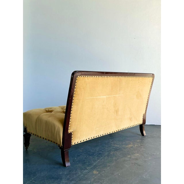Vintage Ralph Lauren Tufted Mohair Sofa For Sale - Image 12 of 12