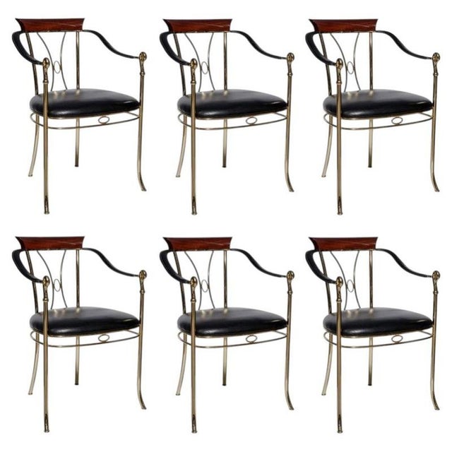 Brown Chairs by Manuel Vidal Grau, 1980s, Set of 6 For Sale - Image 8 of 8