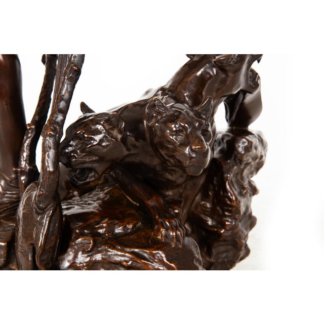 Barbedienne French Bronze Sculpture “Sorrow of Orpheus” by Raoul Verlet For Sale - Image 10 of 18