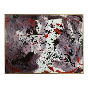 Large 20th Century Quality Abstract Expressionist Painting 37” x 49”