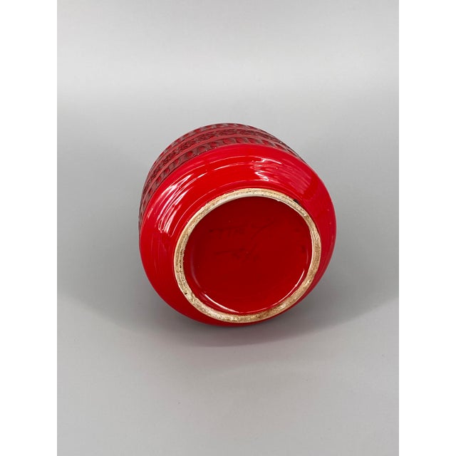Rimini Rosso Vase by Aldo Londi for Bitossi, Italy, 1960s For Sale - Image 11 of 15