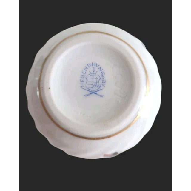 1950s 1950s Herend Rothschild Bird Porcelain Salt Cellar - Discontinued For Sale - Image 5 of 6