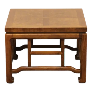 Thomasville Furniture Sovereign Collection Asian Modern Style 22" Square Accent End Table 658-410