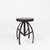 Industrial Black Metal Stool with Frame, France, 1920s For Sale - Image 15 of 15