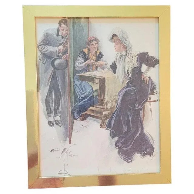 Set of 13 Harrison Fisher First Edition Prints For Sale - Image 4 of 13